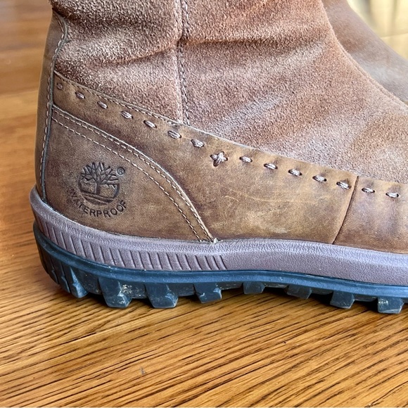 ⭐️ Timberland Earthkeepers Granby Brown Waterproof Moccasin Style Boots 6.5 M - Picture 2 of 13